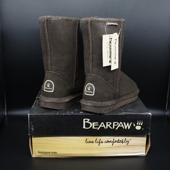 BEAR PAW 608W CHOCOLATE CHOCOLATE EMMA SHORT 8`in Women Size 7 - Picture 5 of 8